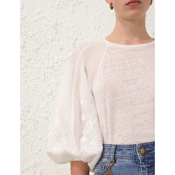 Elevate your elegance in this Zimmermann Tops   from the 2025 resort wear edit