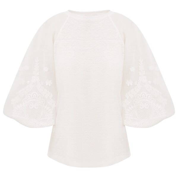 Elevate your elegance in this Zimmermann Tops   from the 2025 resort wear edit