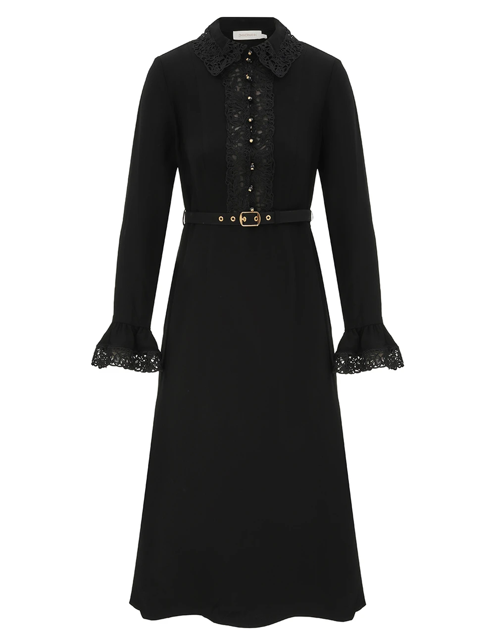 Zimmermann Lace Trim Midi Dress | Ready to Wear 2025 Collection Coveti Elevate your elegance in this Zimmermann Dresses from the 2025 resort wear edit