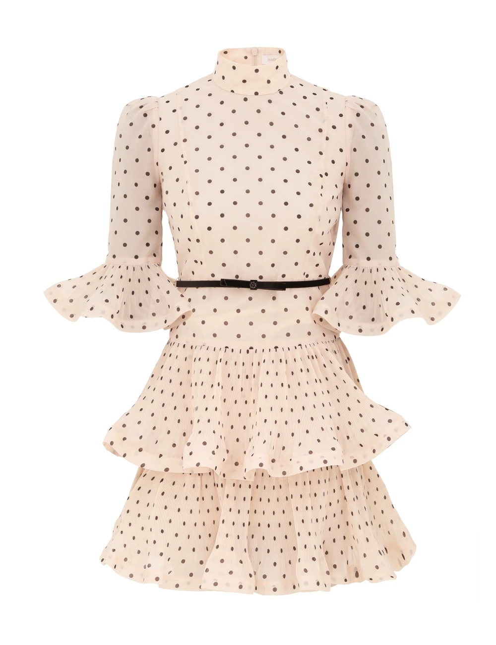 Zimmermann Pleated Sleeved Mini Dress | Ready to Wear 2025 Collection Coveti Elevate your elegance in this Zimmermann Dresses from the 2025 resort wear edit