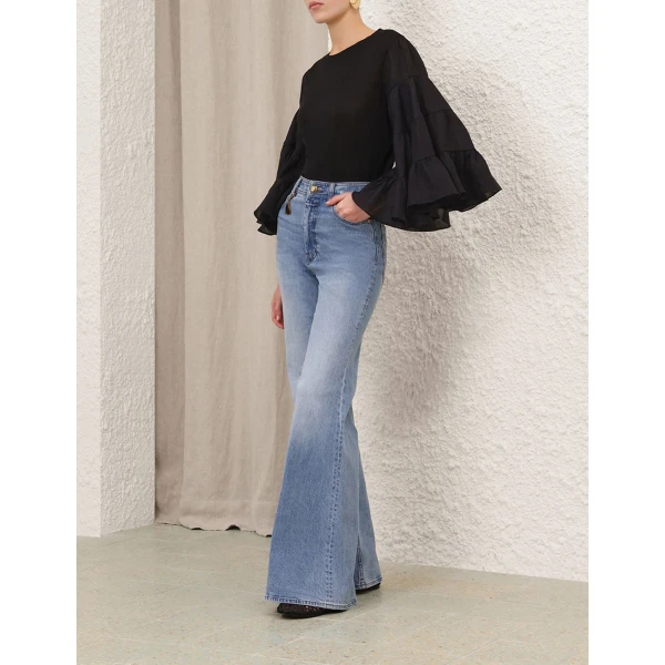 Elevate your elegance in this Zimmermann Tops   from the 2025 resort wear edit