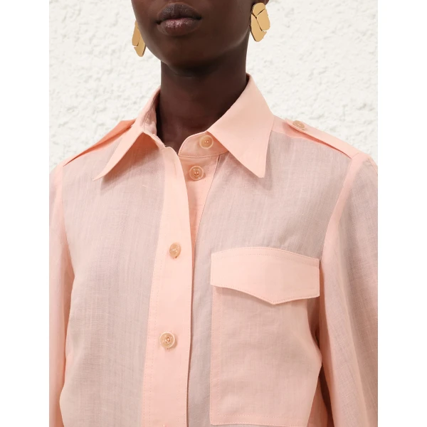 Elevate your elegance in this Zimmermann Tops   from the 2025 resort wear edit
