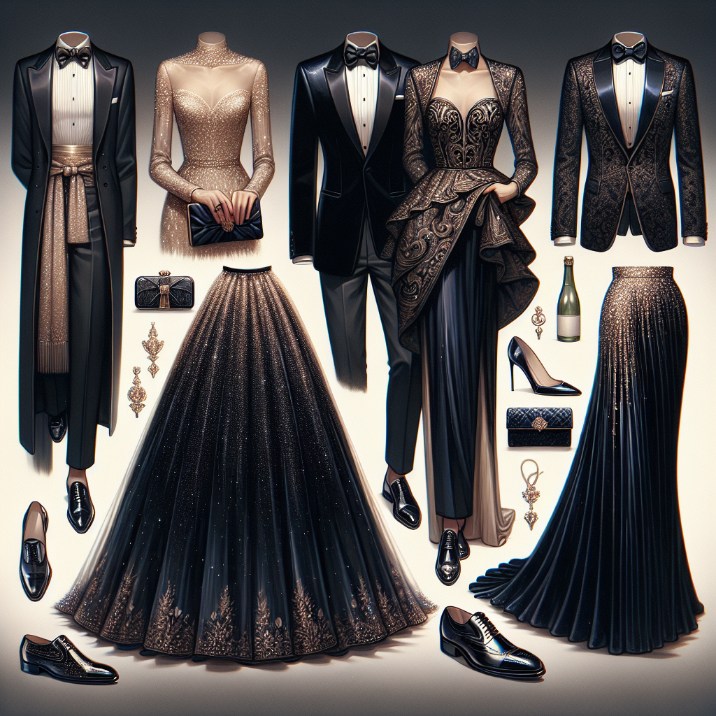 Stunning Outfits for Black Tie Events: Must-Have Elegance – Coveti - Stylish Patent Footwear For Refined Black Tie Events