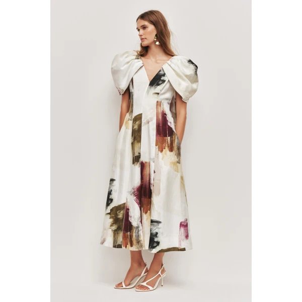 Aje Bisou Midi Dress, view 2
