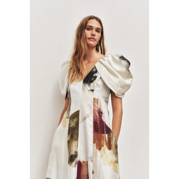 Aje Bisou Midi Dress, view 3