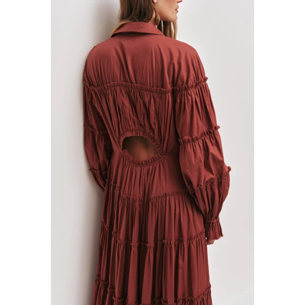 Aje Cait Maxi Dress, view 6