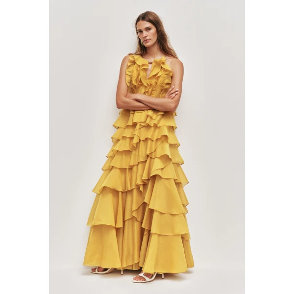Aje Cleo Gown, view 2