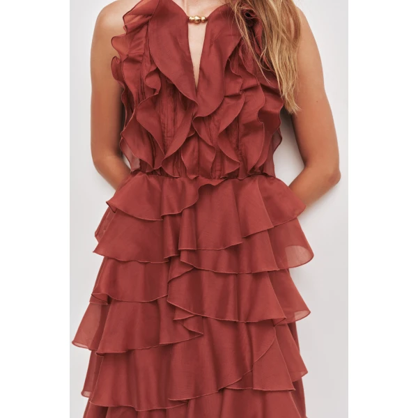 Aje Cleo Gown, view 4