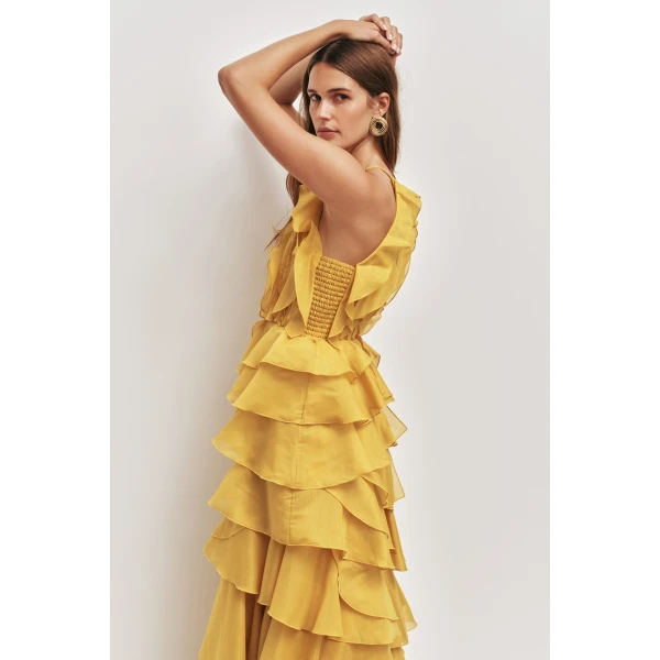 Aje Cleo Gown, view 4