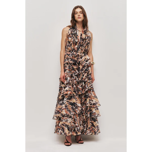 Aje Cleo Maxi Dress, view 2
