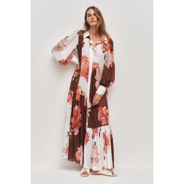 Aje Esprit Maxi Smock Dress, view 2