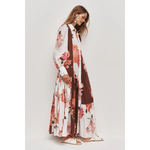 Aje Esprit Maxi Smock Dress, view 4