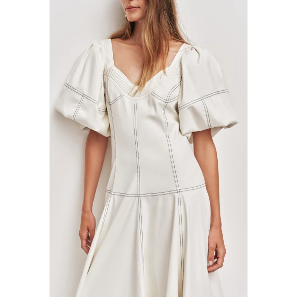 Aje Ether Puff Maxi Dress, view 6