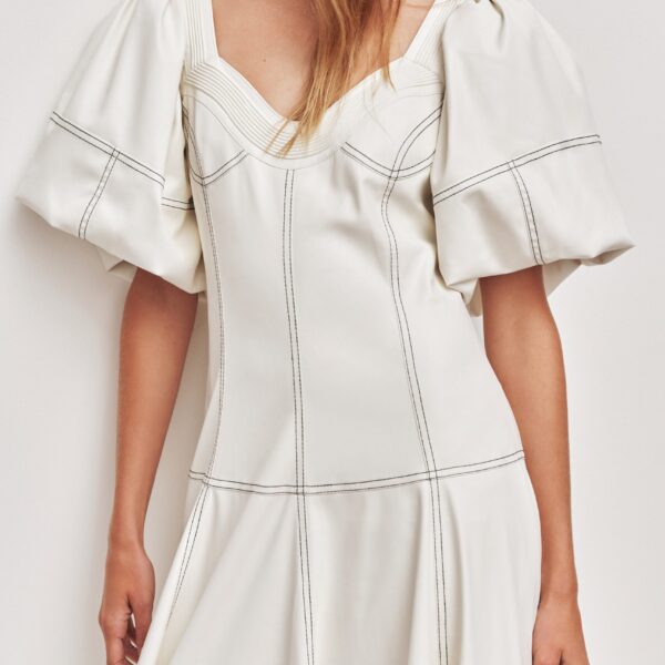 Aje Aus Dresses – structured silhouette with raw femininity from Coveti