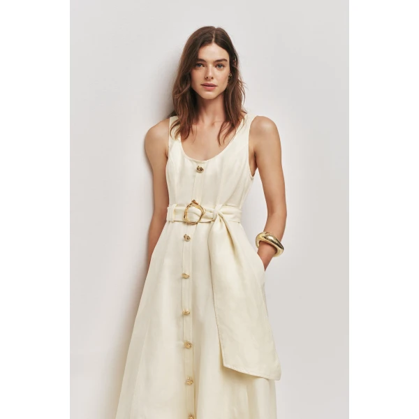 Aje Leonie Midi Dress, view 3