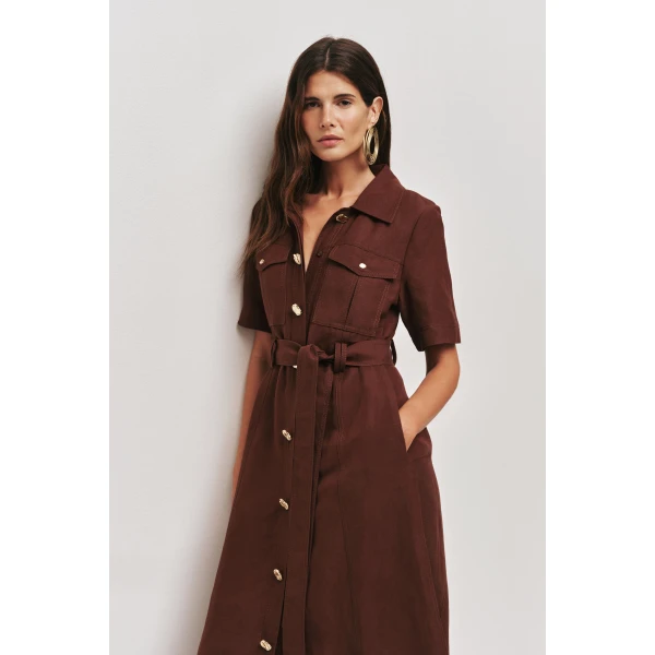 Aje Manon Midi Dress, view 3