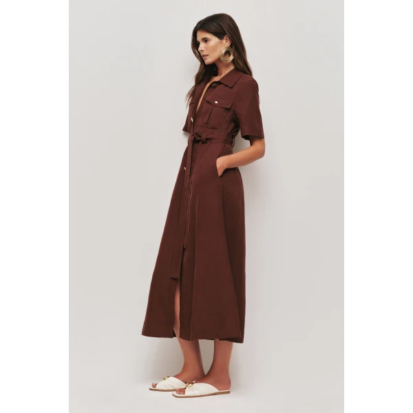 Aje Manon Midi Dress, view 5