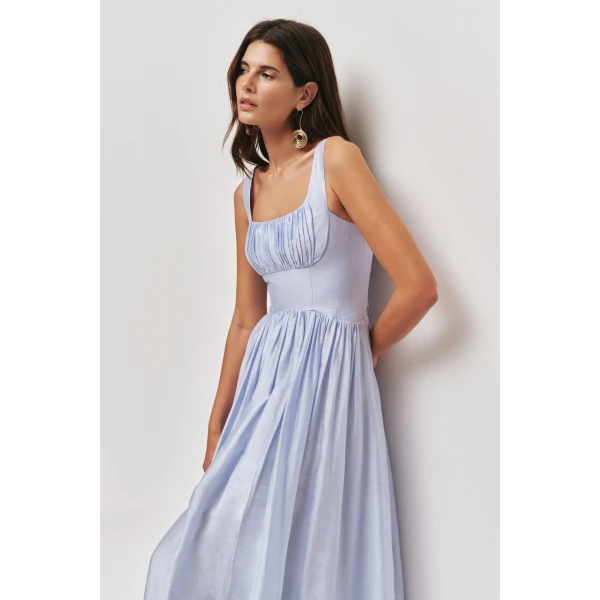 Aje Mist Midi Dress, view 3