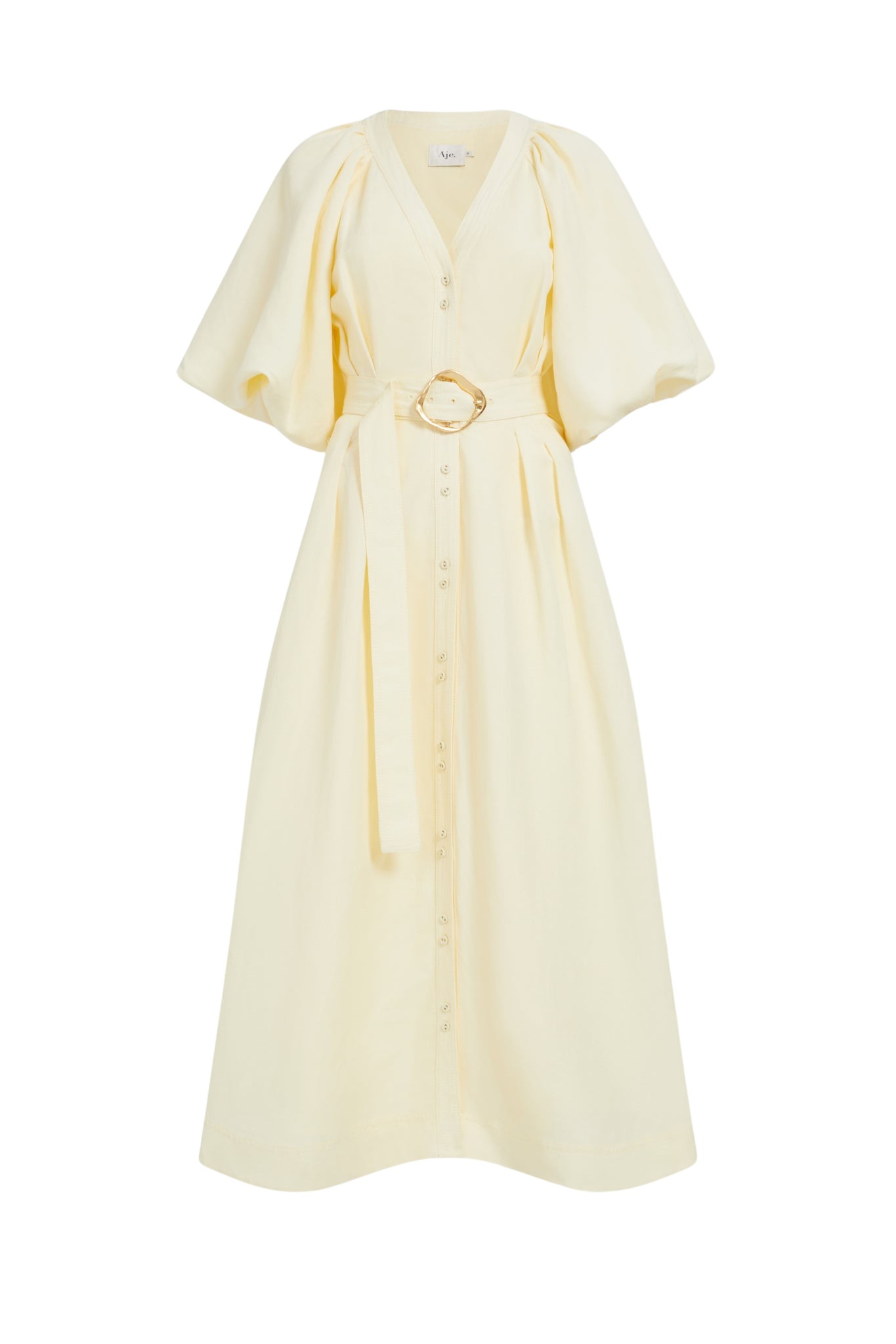 Aje Portrait Midi Dress