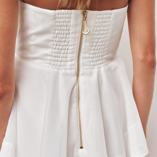 Aje clothing Aus Dresses – structured silhouette with raw femininity from Coveti