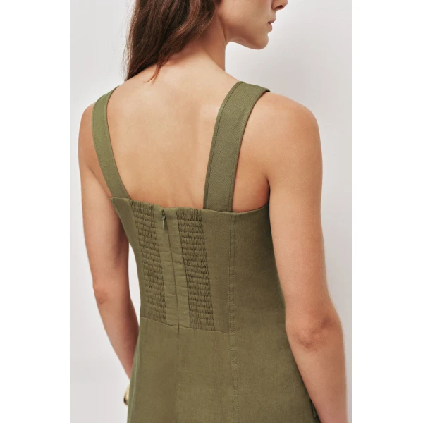 Aje Solene Midi Dress, view 5
