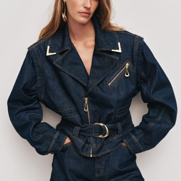 Amara Hardware Denim Jacket