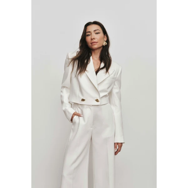 Aje Colette Crop Blazer, view 2