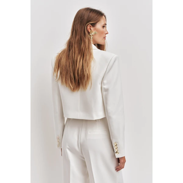 Aje Colette Crop Blazer, view 6