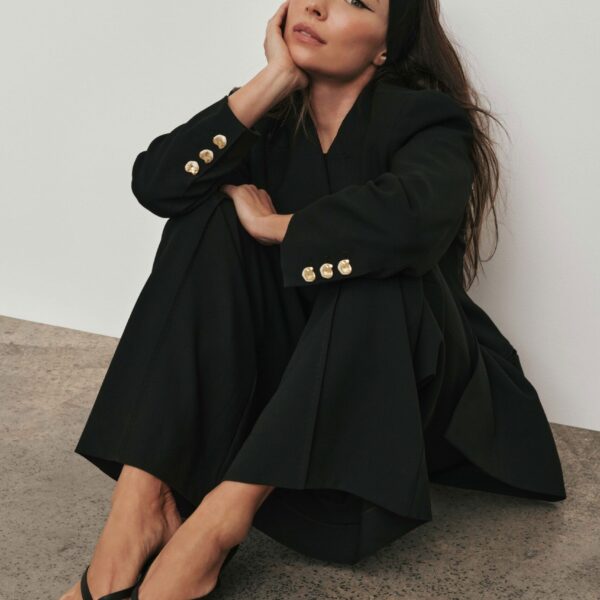 Aje clothing Aus Jackets – structured silhouette with raw femininity from Coveti