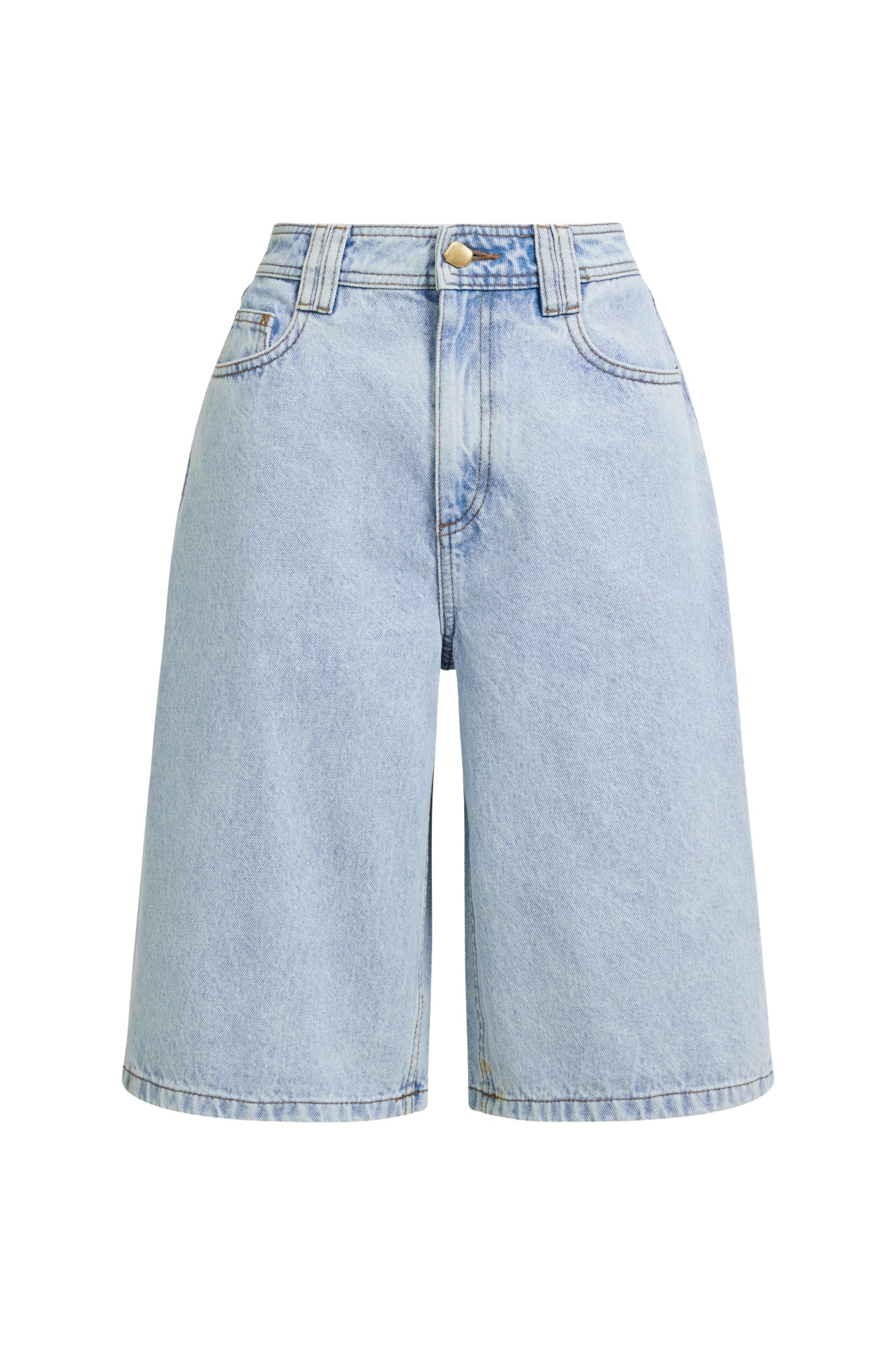 Aje Marlow Denim Bermuda Short