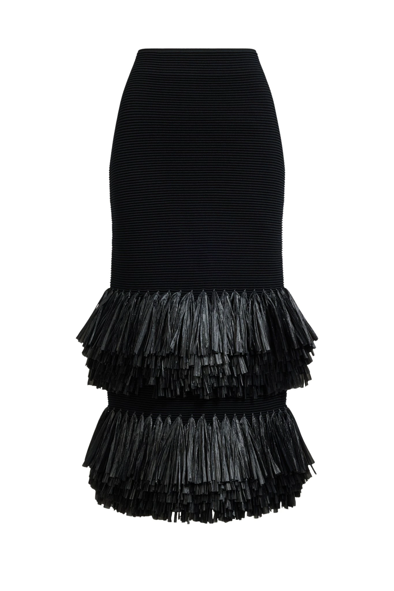 Aje-aus-Skirts-Agave-Knit-Raffia-Midi-Skirt-202577218_nobg Aje luxury Clothing from Coveti Marketplace