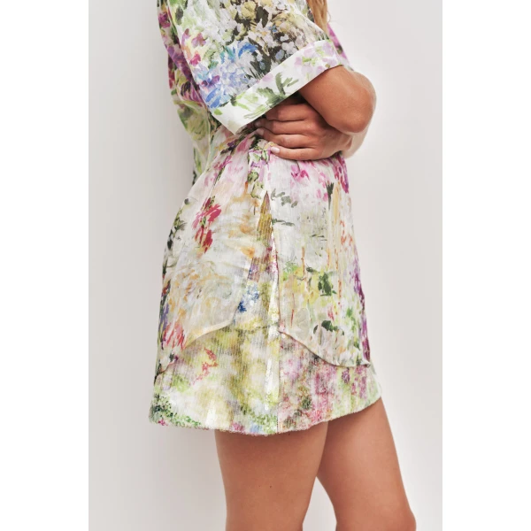 Aje Dahlia Mini Skirt, view 5