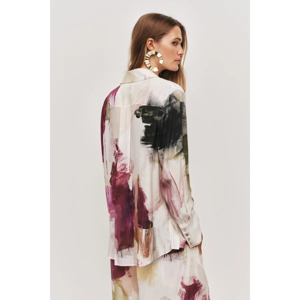 Aje Atomic Silk Shirt, view 3