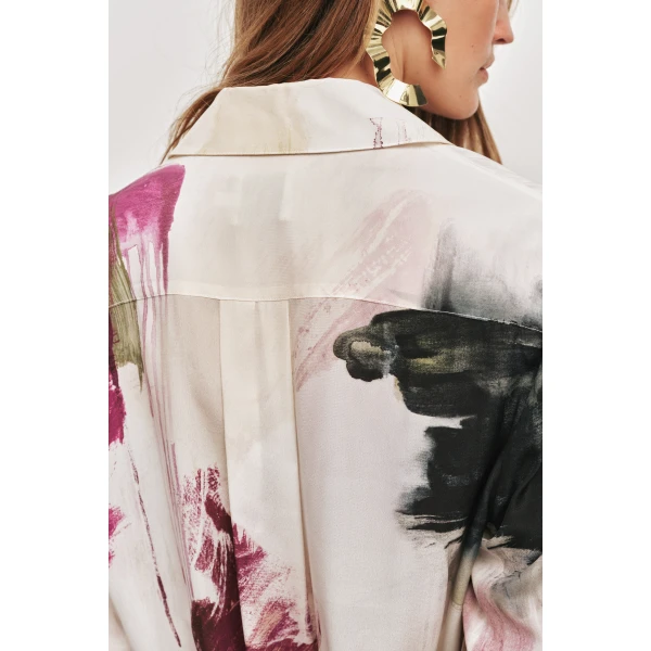 Aje Atomic Silk Shirt, view 4