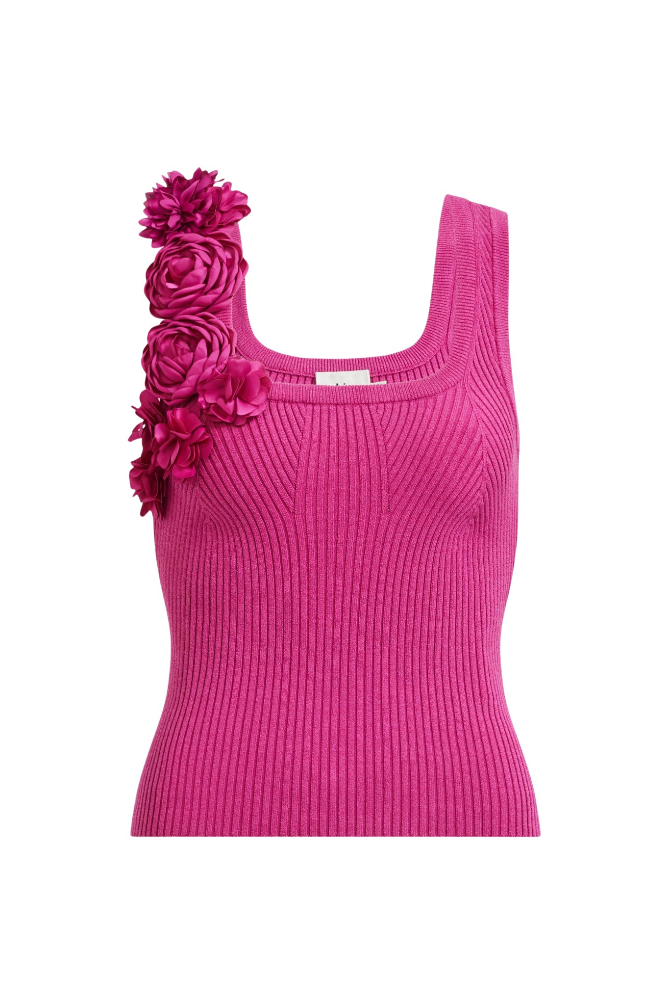 Aje Emmy Flower Knit Tank
