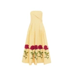 Leo Lin Lynn Bustier Midi Dress