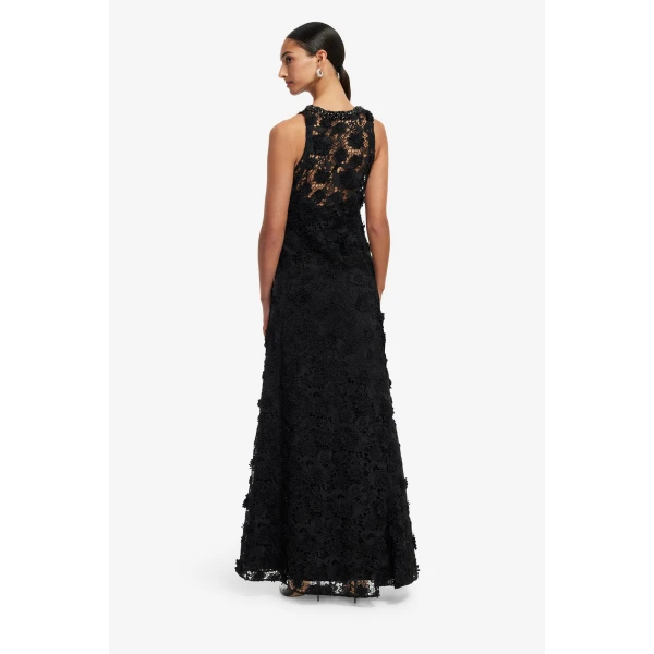 Sheer lace back