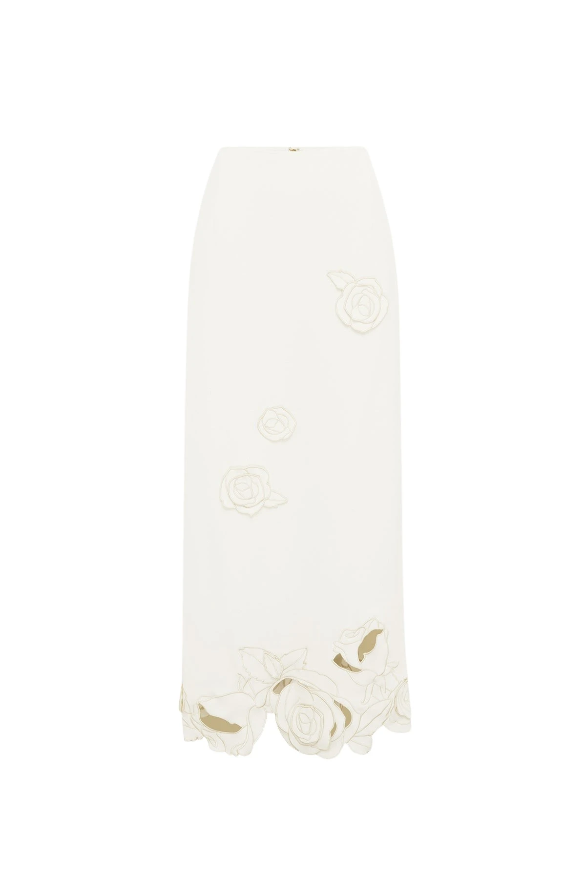 Leo-Lin-Kyra Leo Lin Ivory Skirts luxury Clothing from Coveti Marketplace