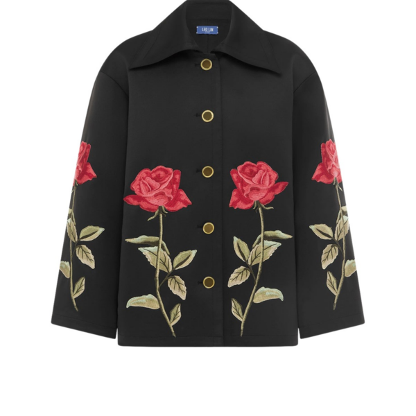 Leo Lin Black Jackets luxury Clothing from Coveti Marketplace