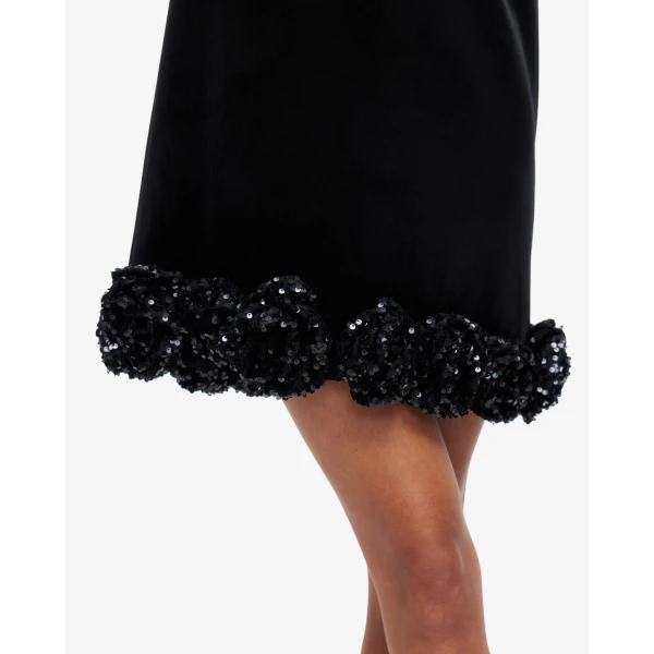 3D floral embellished trim