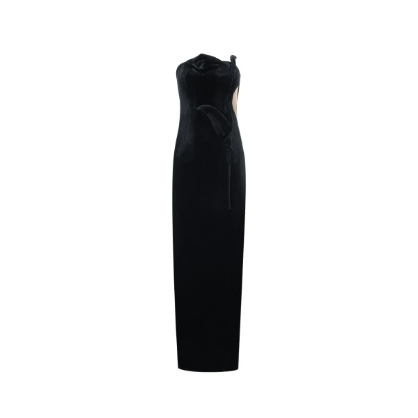 Leo Lin Black Dresses luxury Clothing from Coveti Marketplace