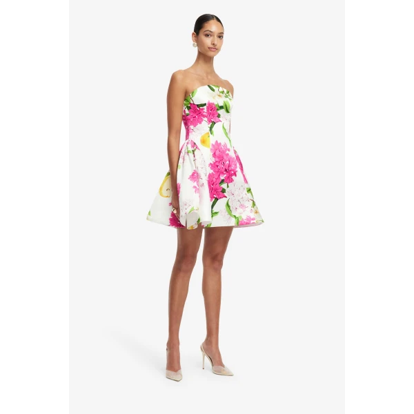 Leo Lin Reese Bustier Mini Dress, view 4