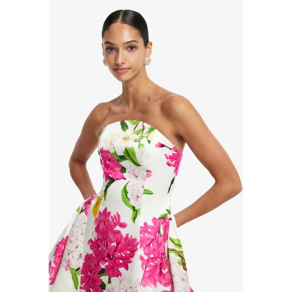Leo Lin Reese Bustier Mini Dress, view 6