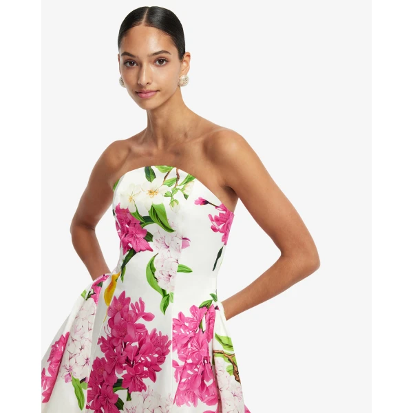Leo Lin Reese Bustier Mini Dress, view 7