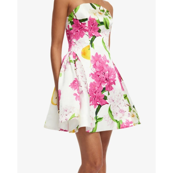 Leo Lin Reese Bustier Mini Dress, view 8