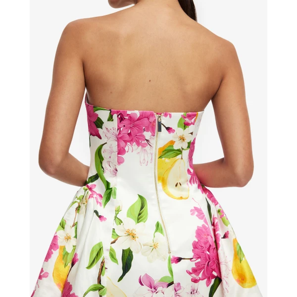 Leo Lin Reese Bustier Mini Dress, view 9