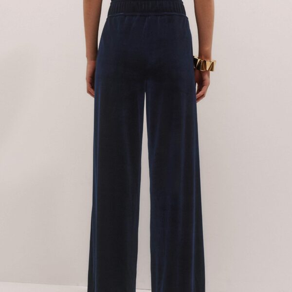 Me + Em AM-PM Fluid Track Pant – luxury British Blue in Me and Em exclusively at Coveti
