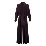 Me and Em AM-PM Jumpsuit + Belt – luxury British Red in Me and Em exclusively at Coveti