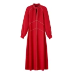 Me and Em AM-PM Maxi Dress – luxury British Red in Me and Em exclusively at Coveti