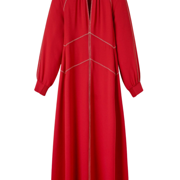 Me and Em AM-PM Maxi Dress – luxury British Red in Me and Em exclusively at Coveti